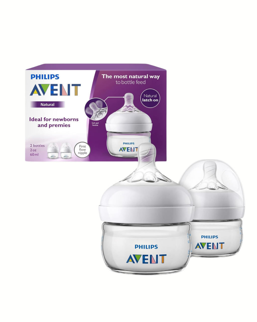 Avent Natural  2.0 duo de 2 onz.