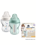 Tomme Tippee, duo biberones de 9 onz, tetina flujo lento