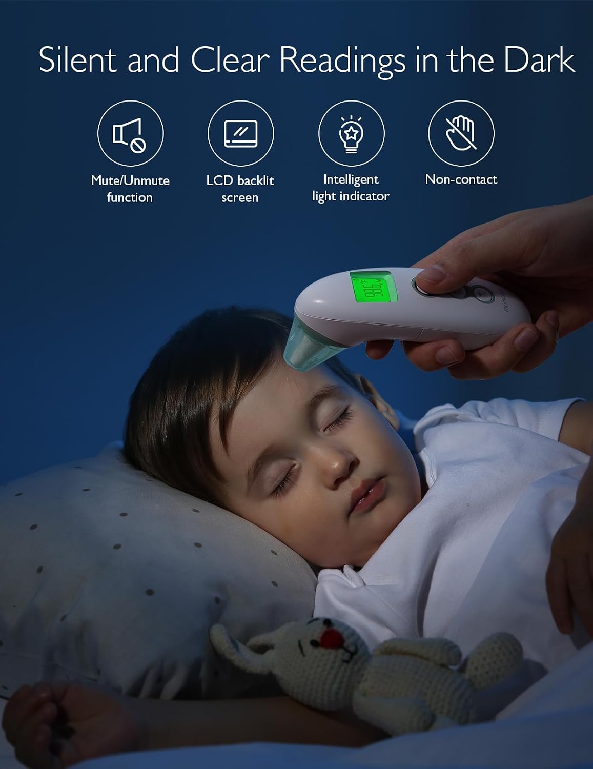 Momcozy - Termómetro digital sin contacto