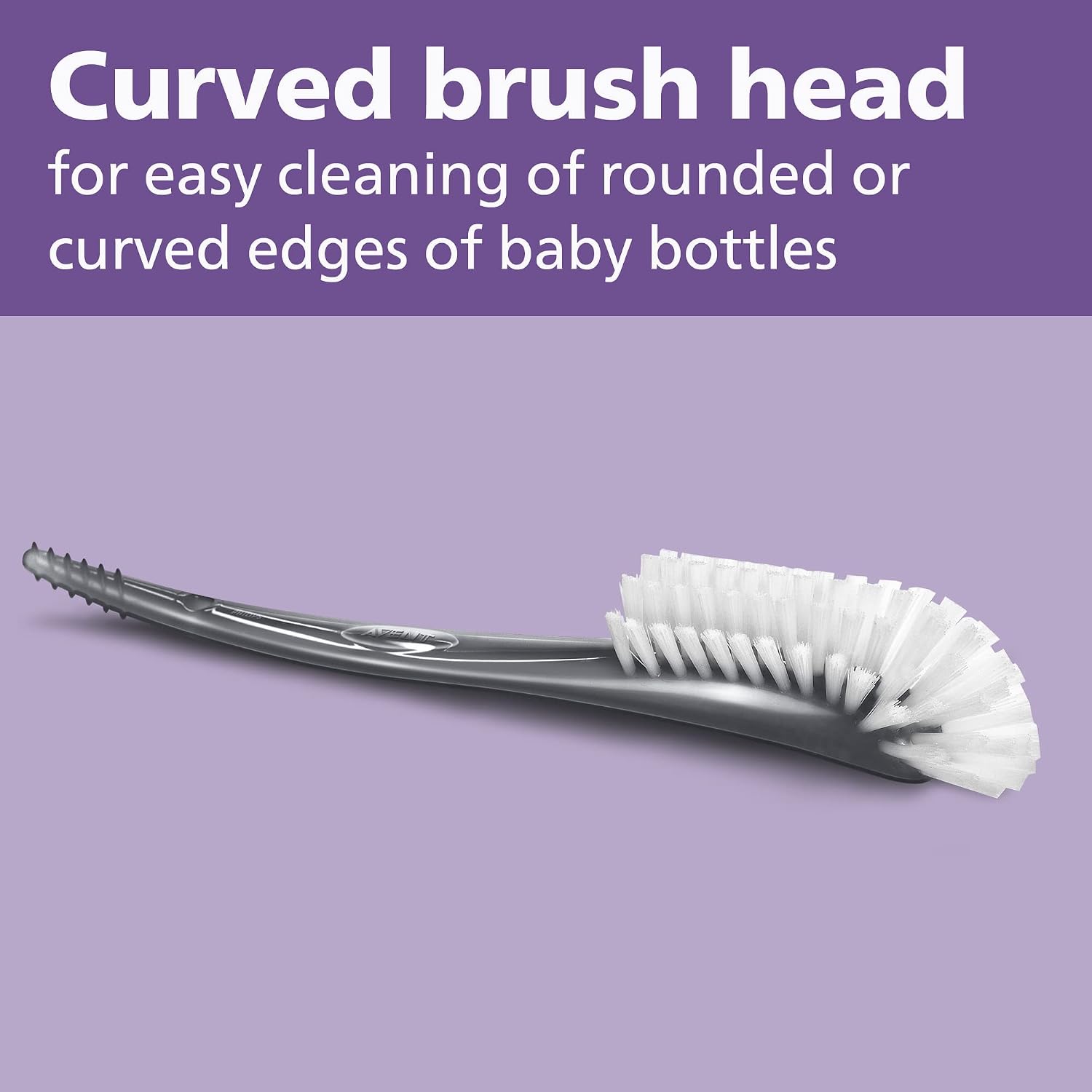 Philips Avent, Cepillo para biberón y pezón, color gris
