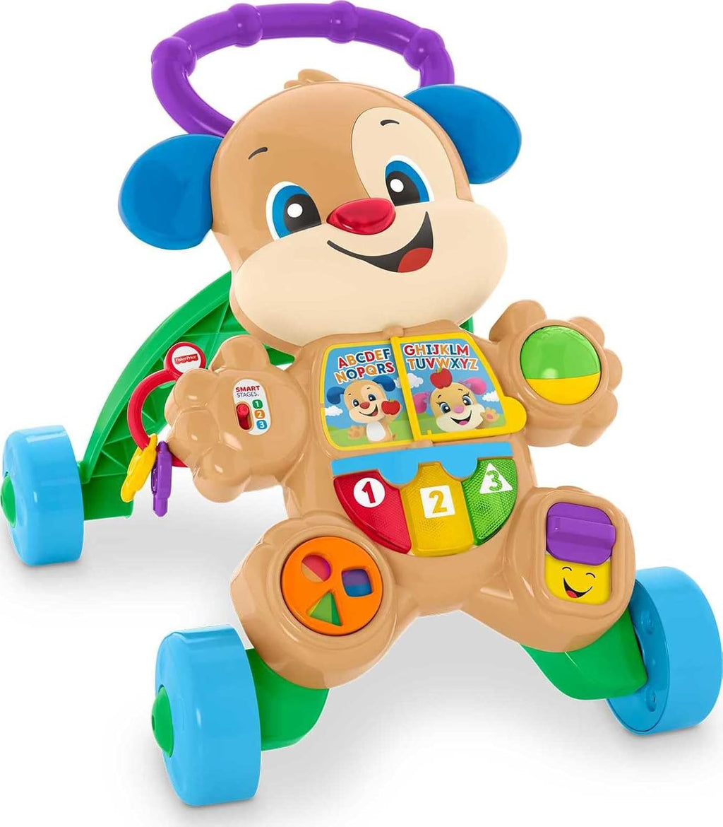 Fisher-Price Juguete para Bebés Laugh & Learn Smart Stages Puppy Walker con Música Educativa, Luces y Actividades para Bebés de 6+ Meses