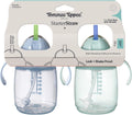 Tommee Tippee Starter - Vaso para sorber de 10 onzas para bebés y niños pequeños, con pajilla con peso de silicona y asas de fácil agarre, sin BPA.