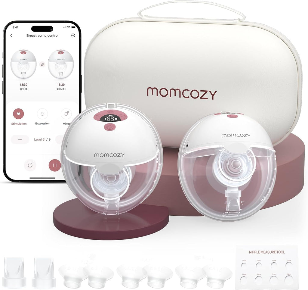 Momcozy - M5 Smart - Extractor de leche portátil manos libres