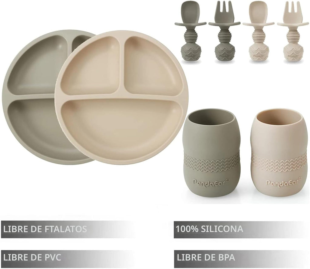 PandaEar, Set de Alimentation Complementaria de Silicon, libre de BPA