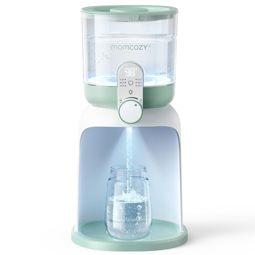 Momcozy - Calentador de agua de doble luz para alimentación nocturna, calentador de biberones instantáneo para hacer fórmula, capacidad de 57 onzas más grande