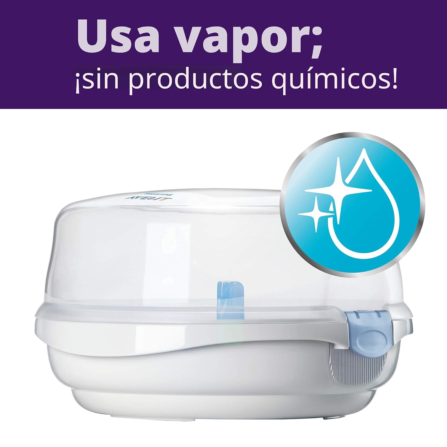 Philips Avent, Esterilizador de vapor de microondas para biberones, chupetes, tazas y más