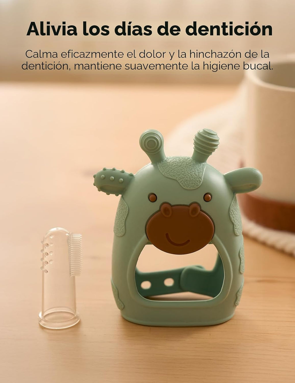 Momcozy Kit Bebé Glow, Kit Esencial para Baby Shower y Registro para Cuidado de Aseo y Limpieza, Incluye Lima de Uñas Eléctrica, Mordedor, Cepillo de Baño, Cepillo para Costra Láctea, Peine, Cepillo