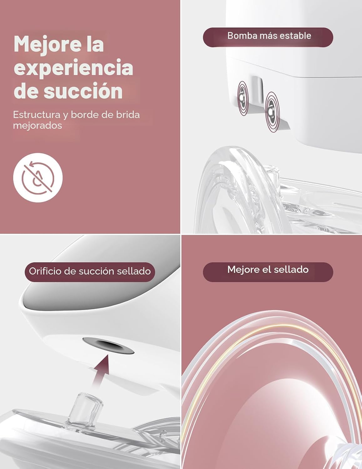 Momcozy S9 Pro - Extractor de leche portátil mejorado, diseño manos libres con batería extendida y pantalla LED, bomba portátil eléctrica doble con 2 modos y 9 niveles