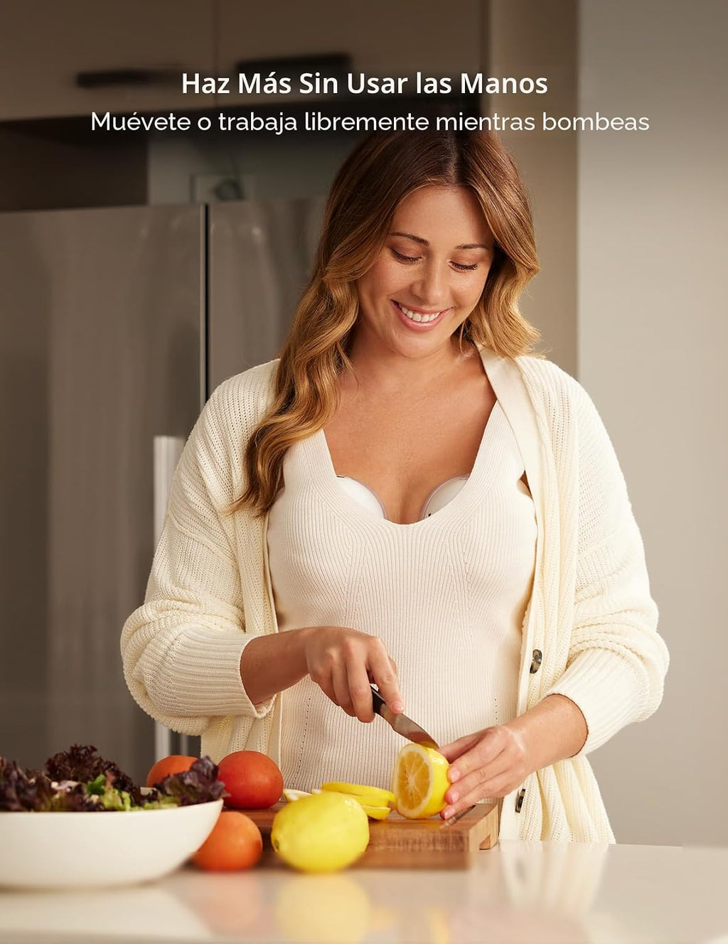 Momcozy M5 - Extractor de leche inteligente controlado por aplicación, bomba eléctrica inalámbrica manos libres, 3 modos, 9 niveles de succión, sin BPA