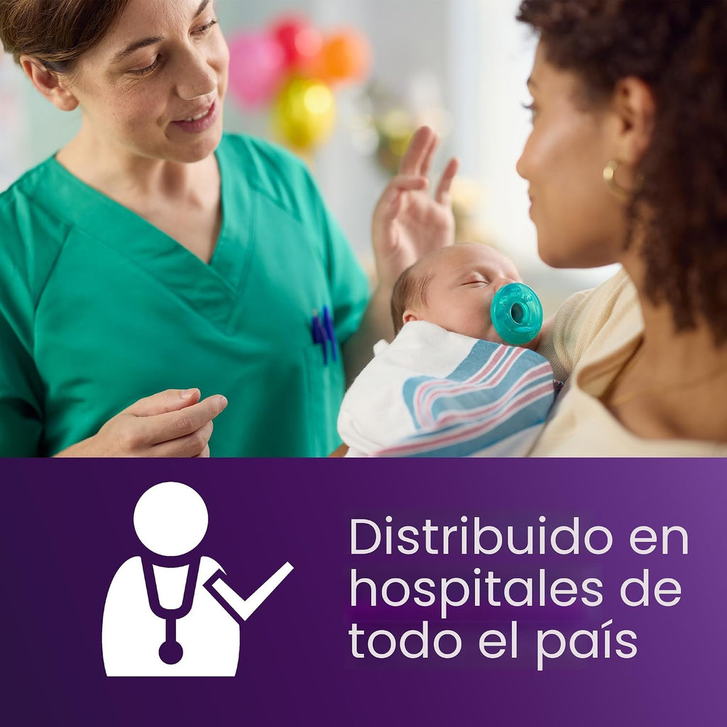 Philips Avent Soothie, chupetes de ortodoncia para bebés de  0 a 3 meses