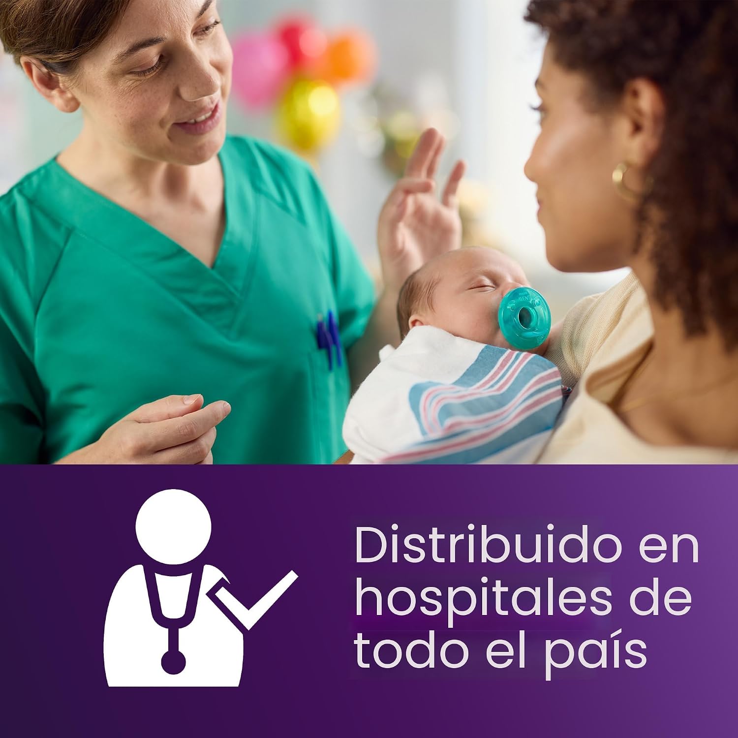 Philips Avent Soothie, chupetes de ortodoncia para bebés de  0 a 3 meses