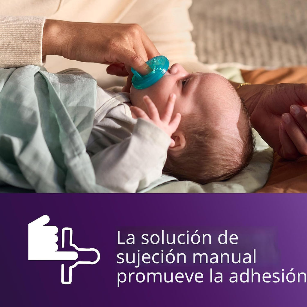 Philips Avent Soothie, chupetes de ortodoncia para bebés de  0 a 3 meses