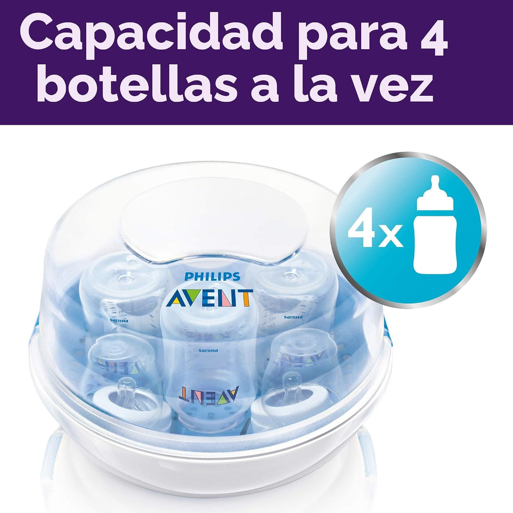 Philips Avent, Esterilizador de vapor de microondas para biberones, chupetes, tazas y más