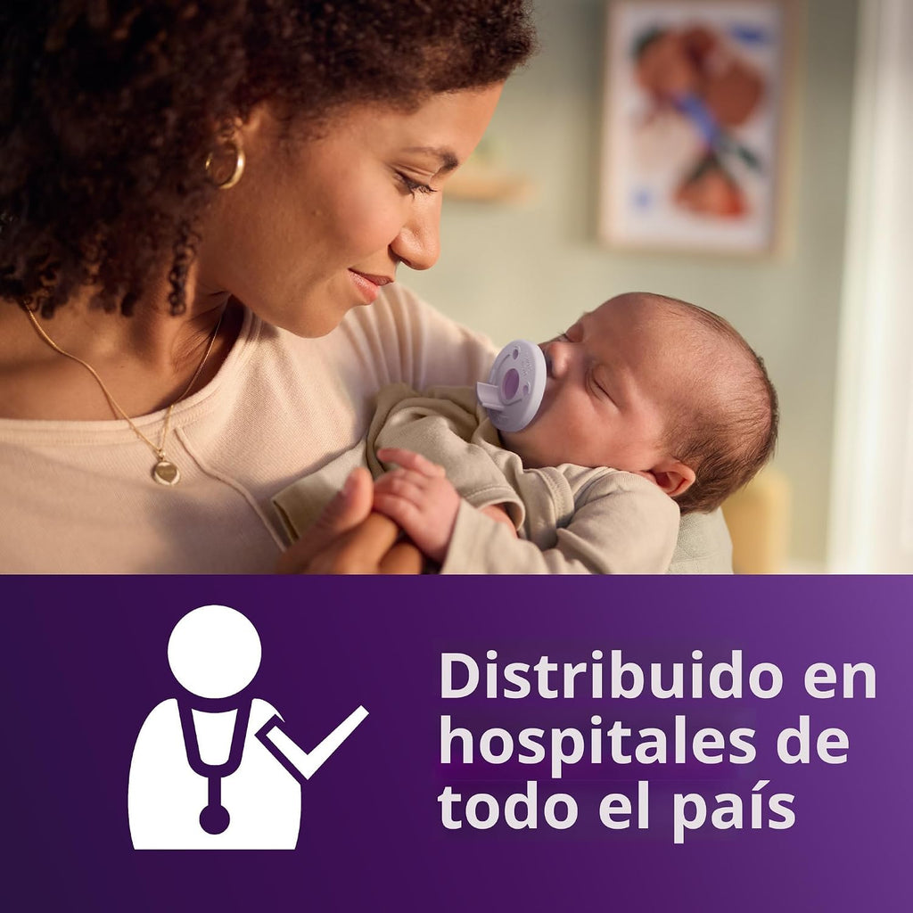 Philips Avent Soothie, chupetes de ortodoncia para bebés de  3 a 6 meses