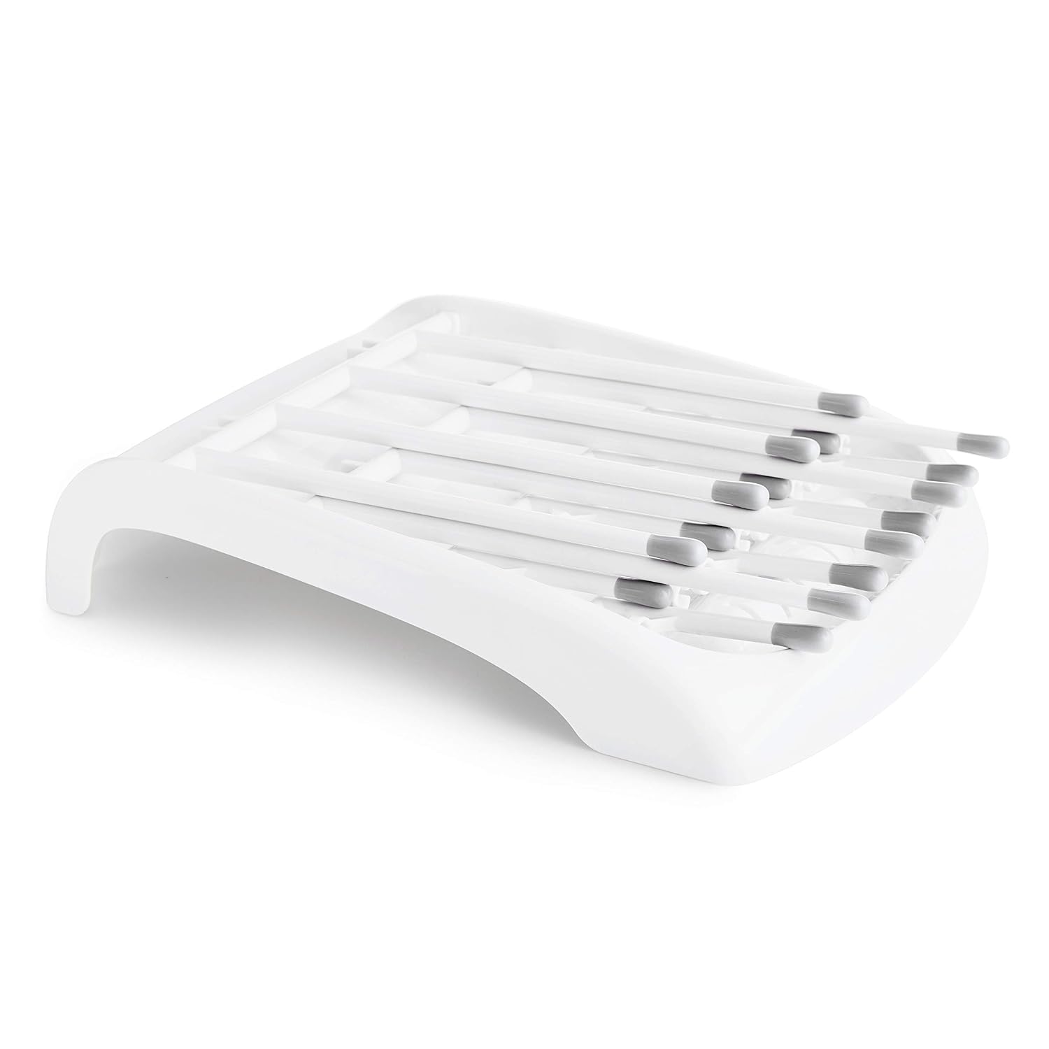 Munchkin Estante de secado plegable para biberones, diseño compacto que se pliega para un fácil almacenamiento, blanco/gris