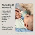Tommee Tippee - Anti-Colic - Biberones anticólicos de 5 onzas libres de BPA para bebés, 0+ meses, tetina de flujo lento similar al pecho
