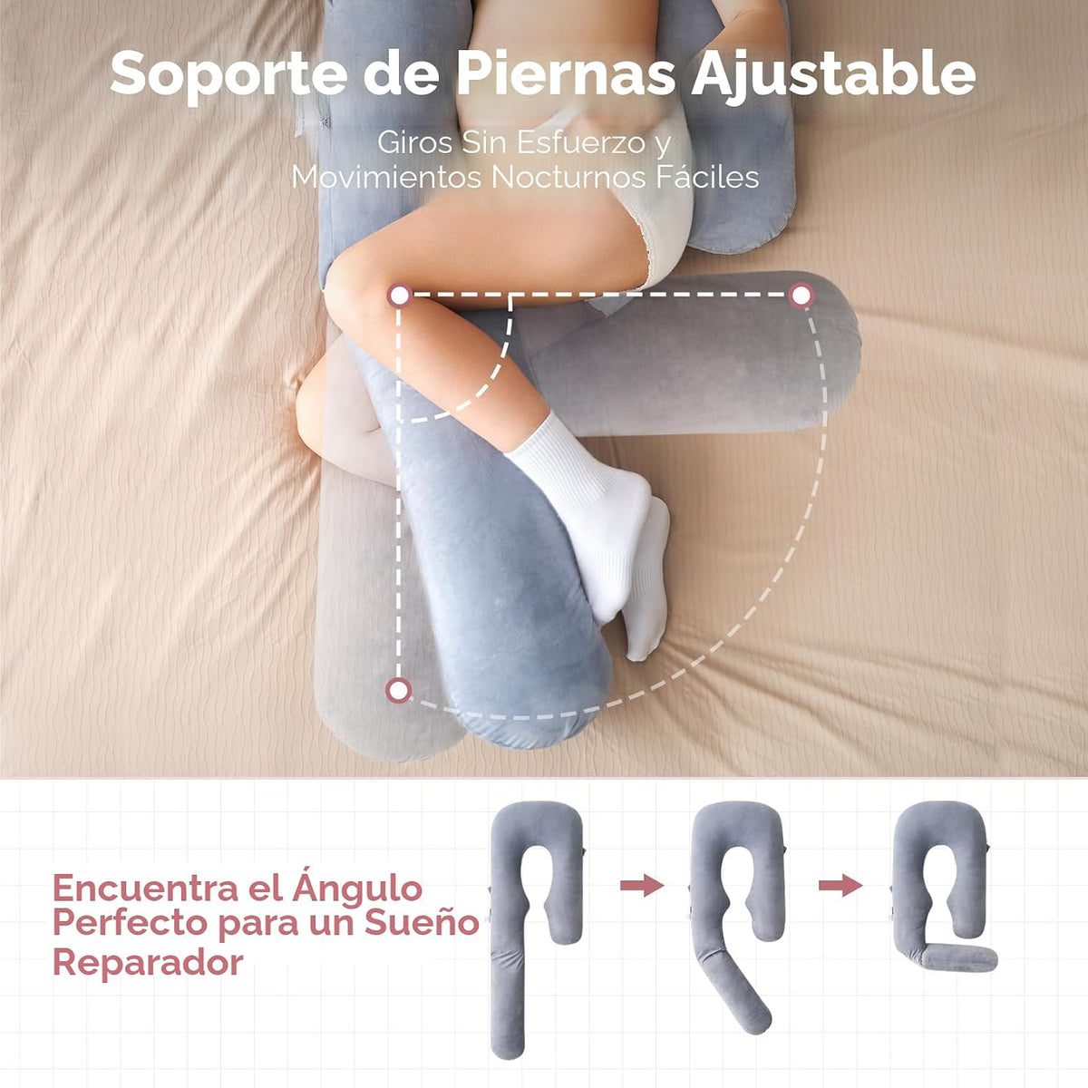 Momcozy -  Almohada de embarazo para dormir