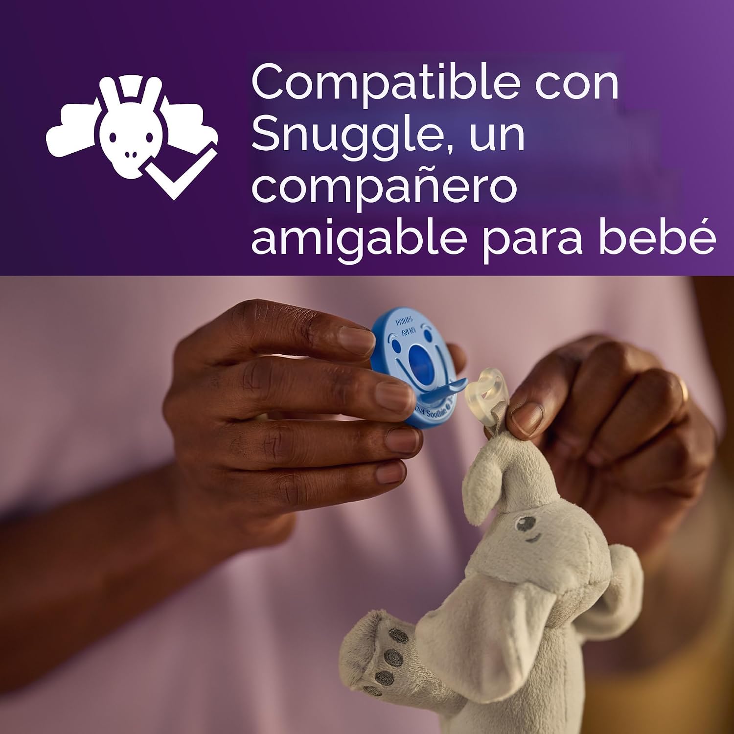 Philips Avent Soothie, chupetes de ortodoncia para bebés de  3 a 6 meses