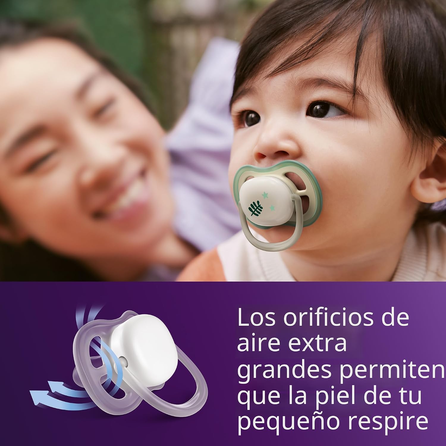 Philips Avent, Duo  Chupetes ultra suaves, diseño ortodóntico, para bebés de 6 a 18 meses, escudo flexible, pezón simétrico de silicona, sin BPA