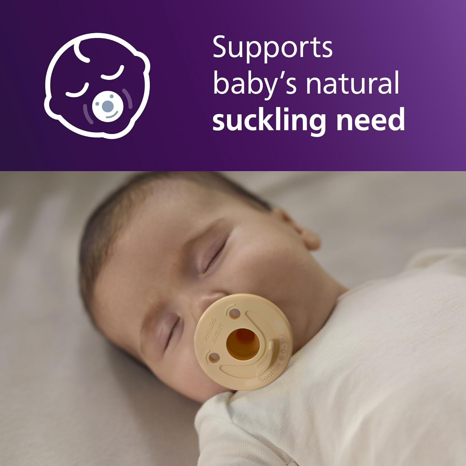 Philips Avent Soothie Chupetes de ortodoncia para bebés de  0 a 3 meses