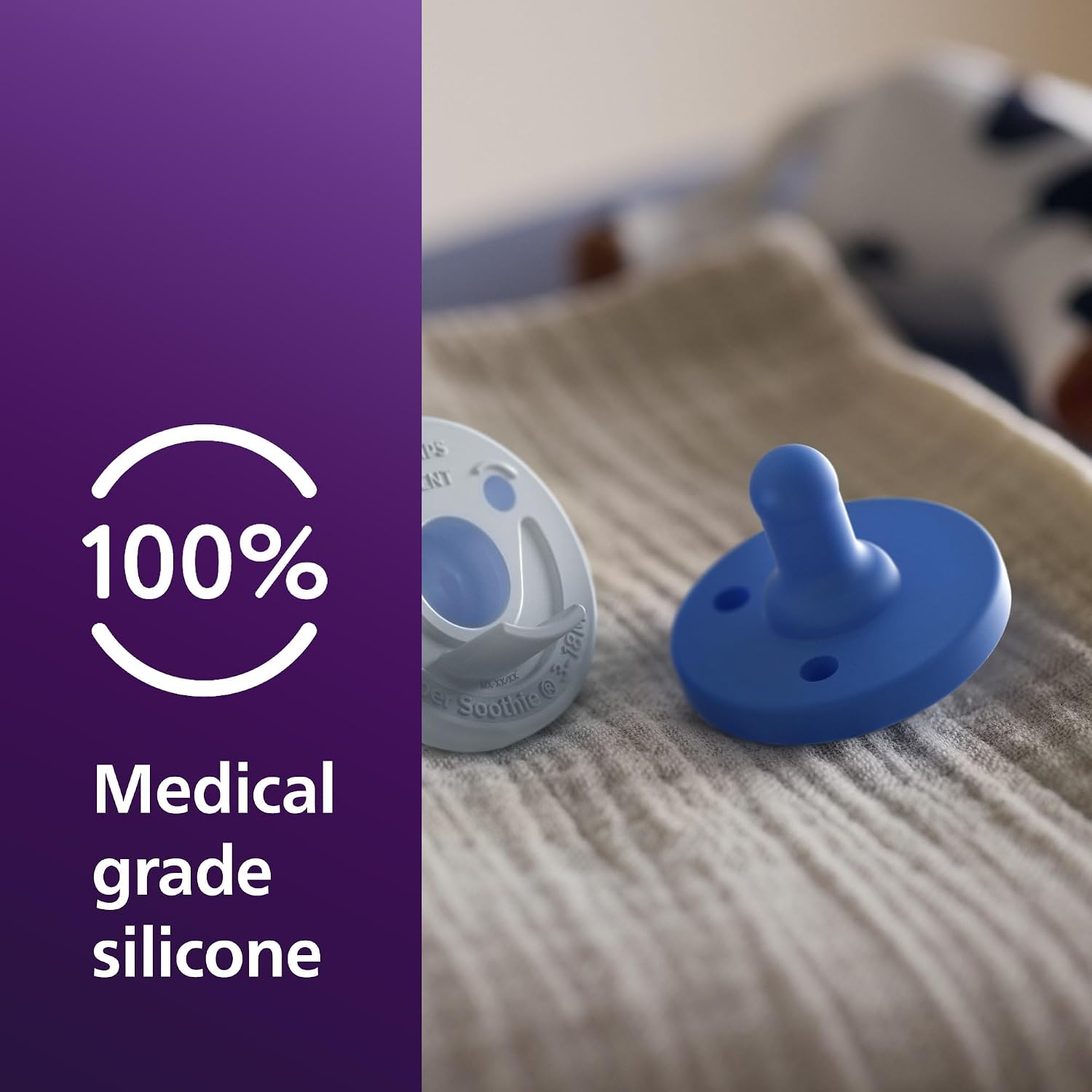Philips Avent Soothie, chupetes de ortodoncia para bebés de  3 a 6 meses