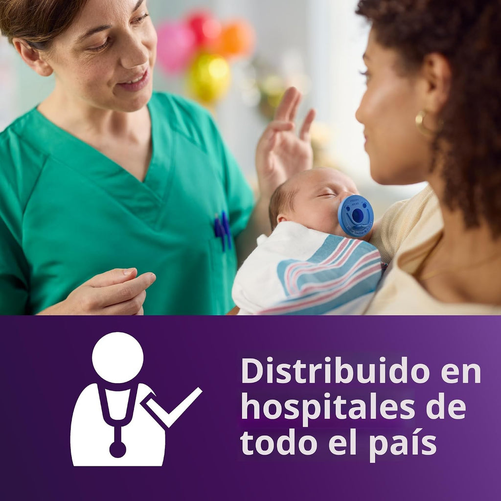 Philips Avent Soothie, chupetes de ortodoncia para bebés de  3 a 6 meses