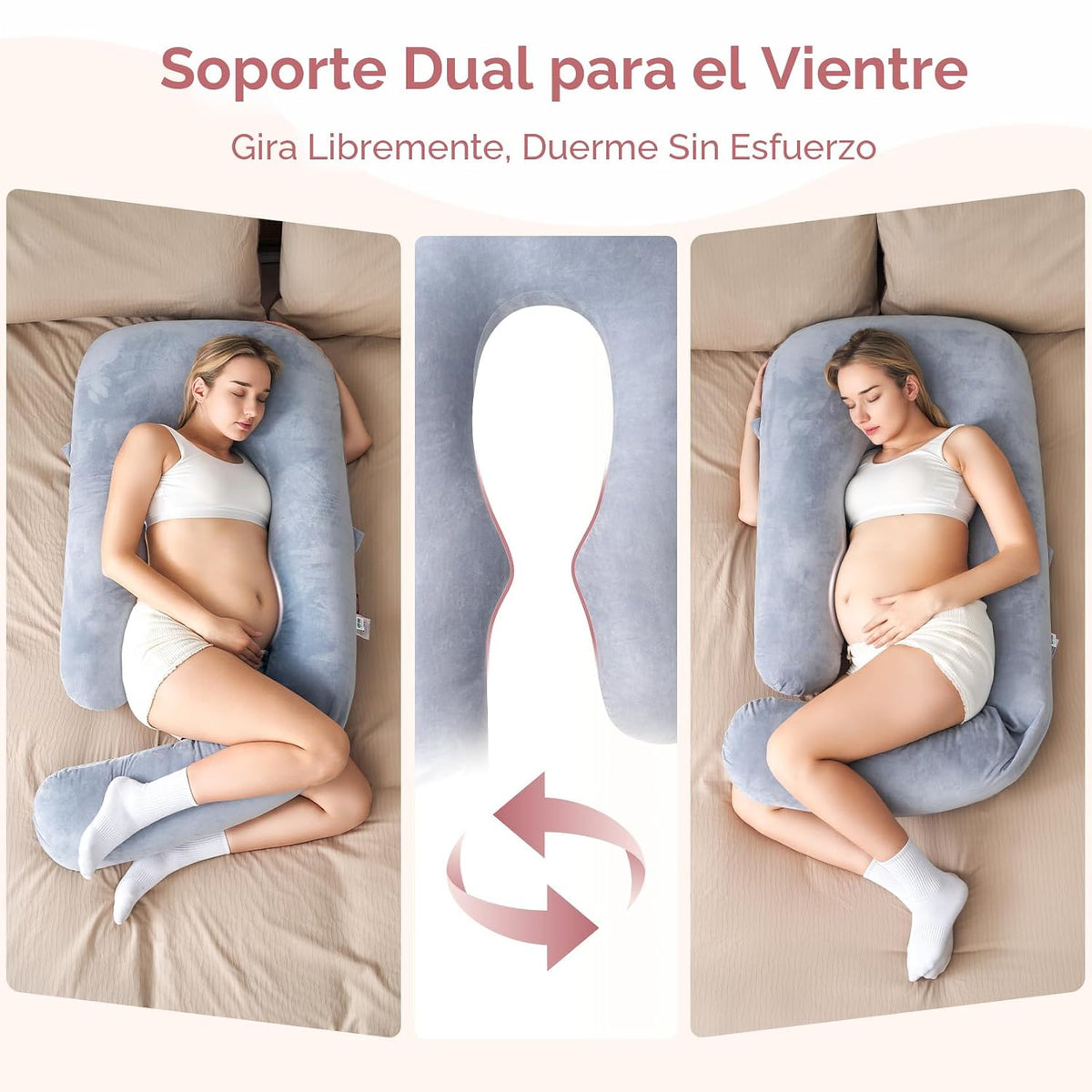 Momcozy -  Almohada de embarazo para dormir