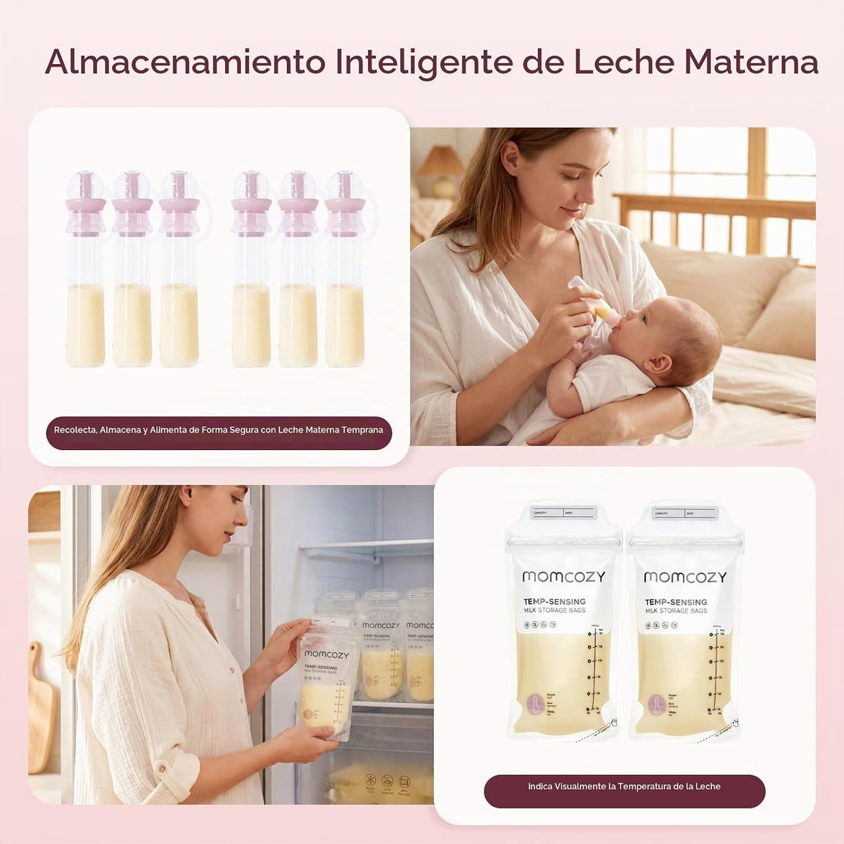Momcozy -  Kit de 73 piezas esenciales para lactancia materna