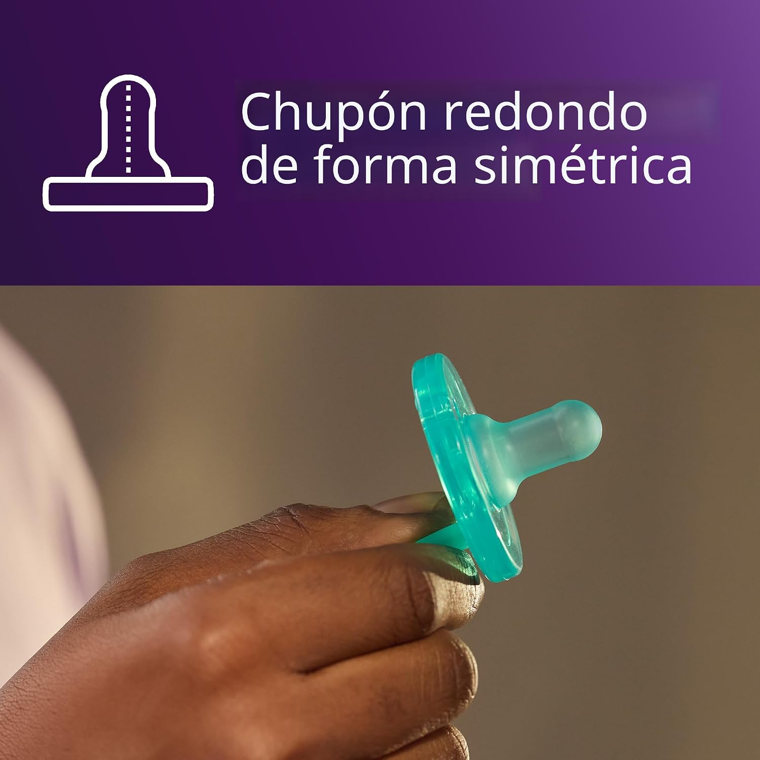 Philips Avent Soothie, chupetes de ortodoncia para bebés de  0 a 3 meses