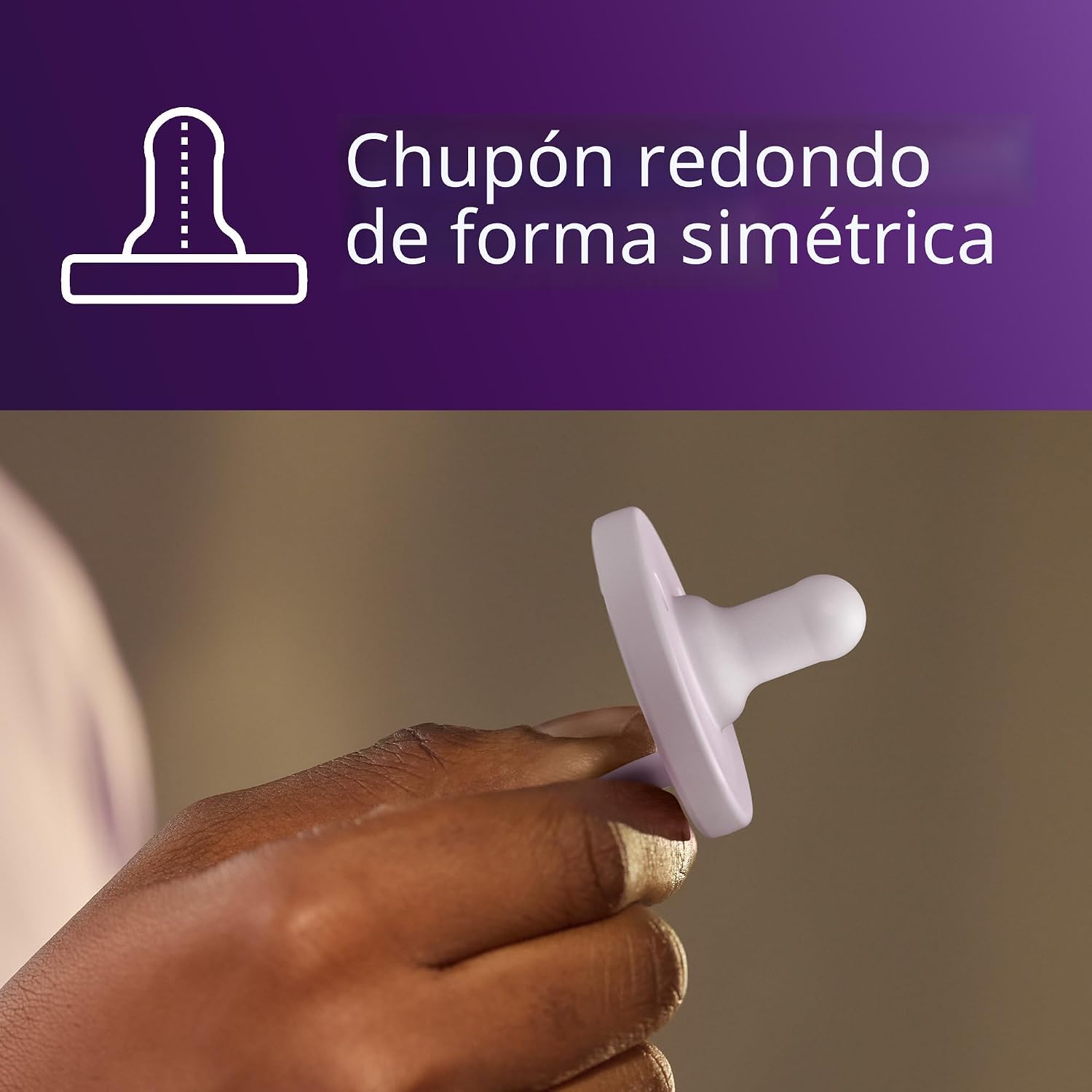 Philips Avent Soothie, chupetes de ortodoncia para bebés de  3 a 6 meses