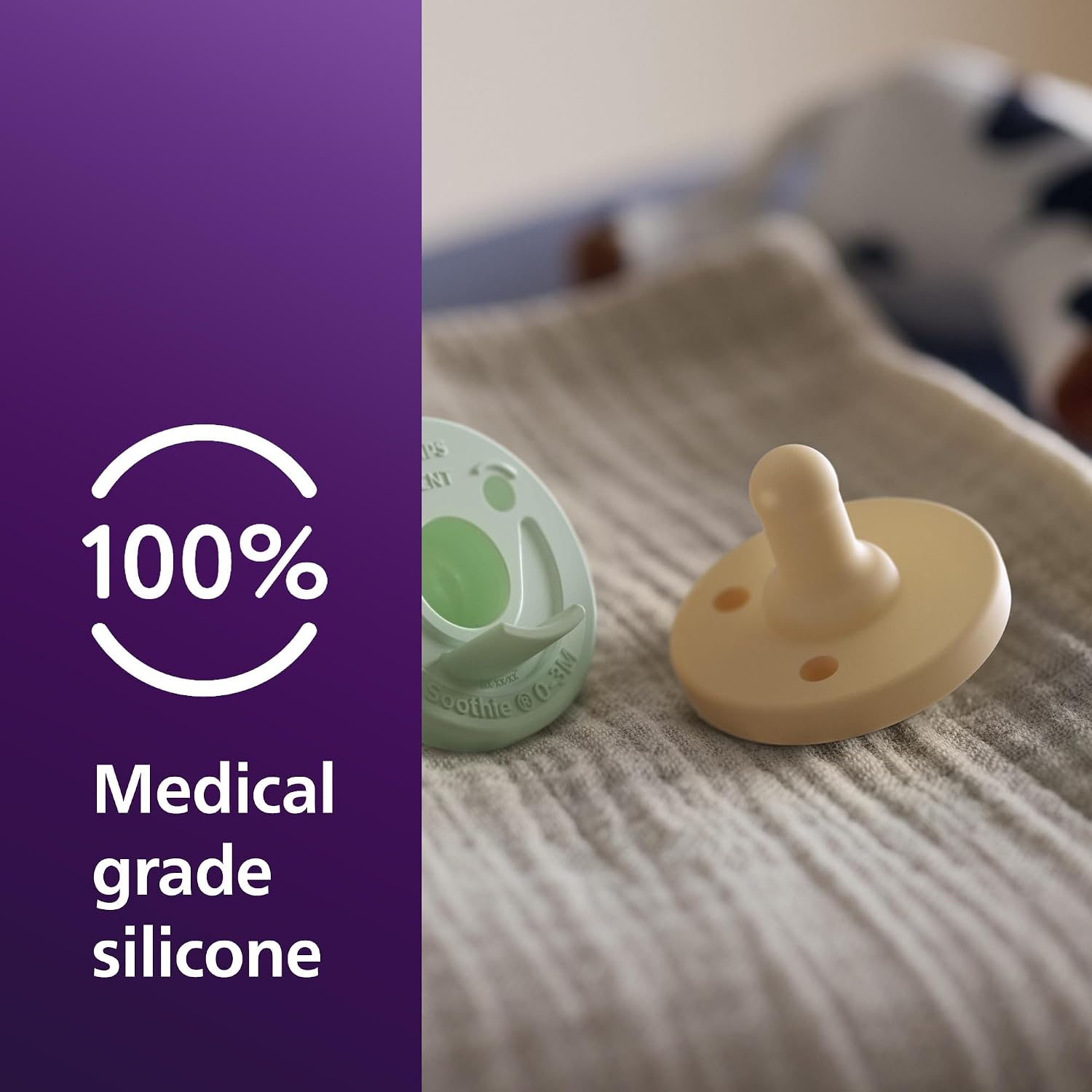Philips Avent Soothie Chupetes de ortodoncia para bebés de  0 a 3 meses