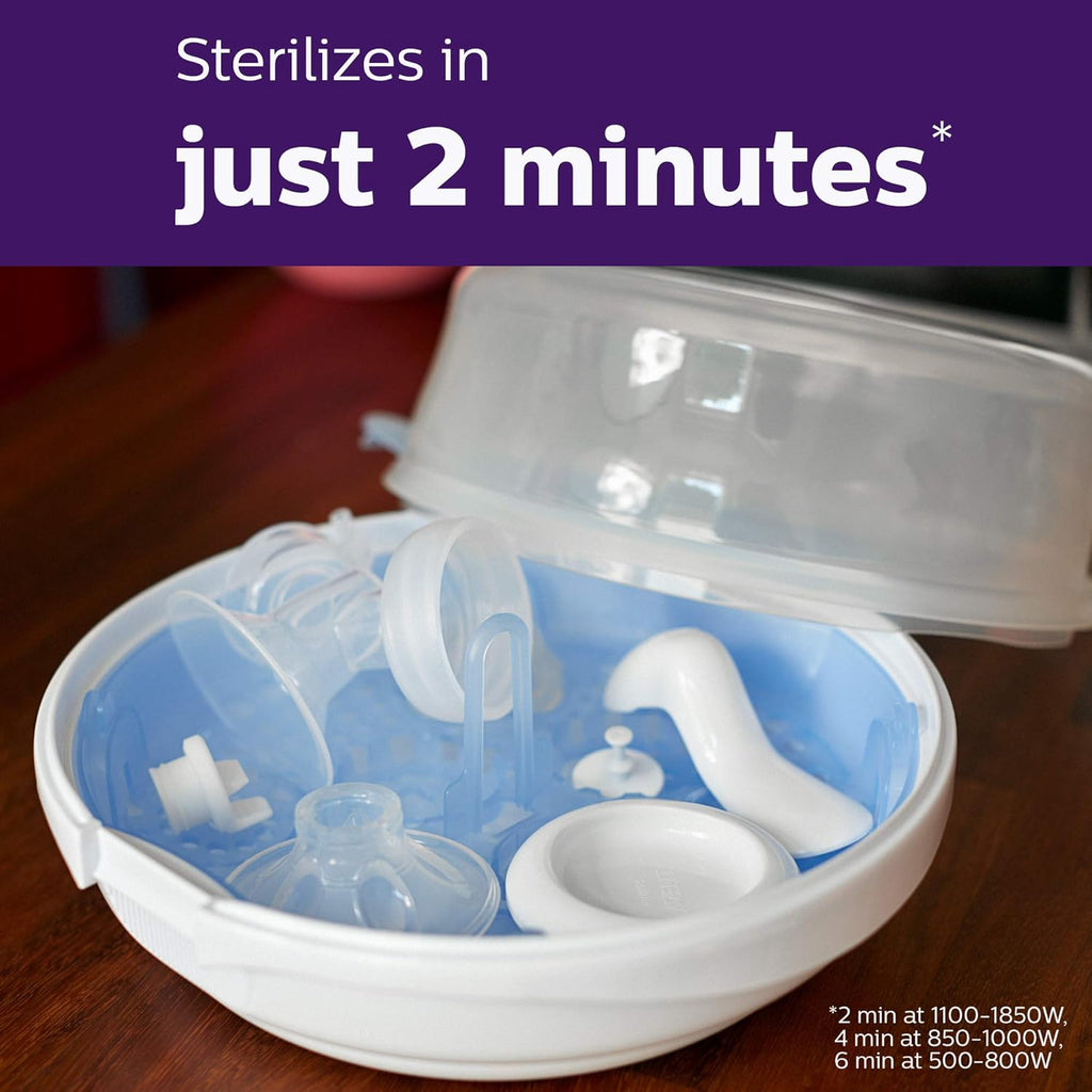 Philips Avent, Esterilizador de vapor de microondas para biberones, chupetes, tazas y más