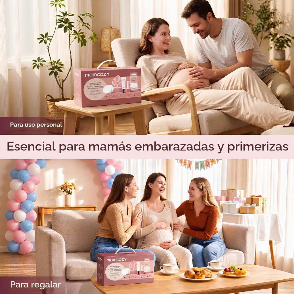 Momcozy -  Kit de 73 piezas esenciales para lactancia materna