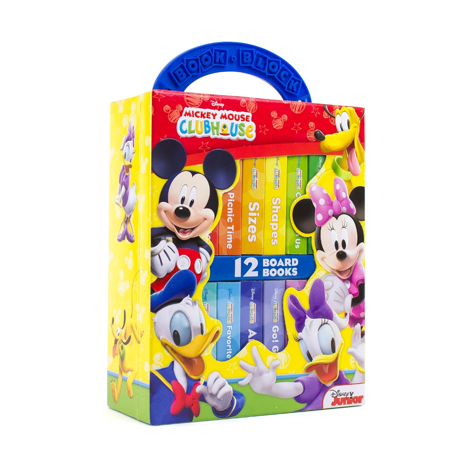 Disney Junior Mickey Mouse Clubhouse - My First Library Board Book Block 12 Book Set