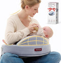 Momcozy - Almohada de lactancia Cozylite con valla de seguridad innovadora, más ancha para mayor soporte a mamá y bebé, facilita la lactancia manos libres