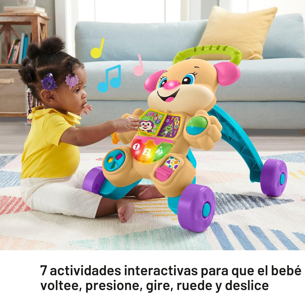 Fisher-Price Juguete para Bebés Laugh & Learn Smart Stages Fisher-Price Juguete para bebés Laugh & Learn Smart Stages Sis Walker con luces musicales educativas y actividades para bebés a partir de 6 meses
