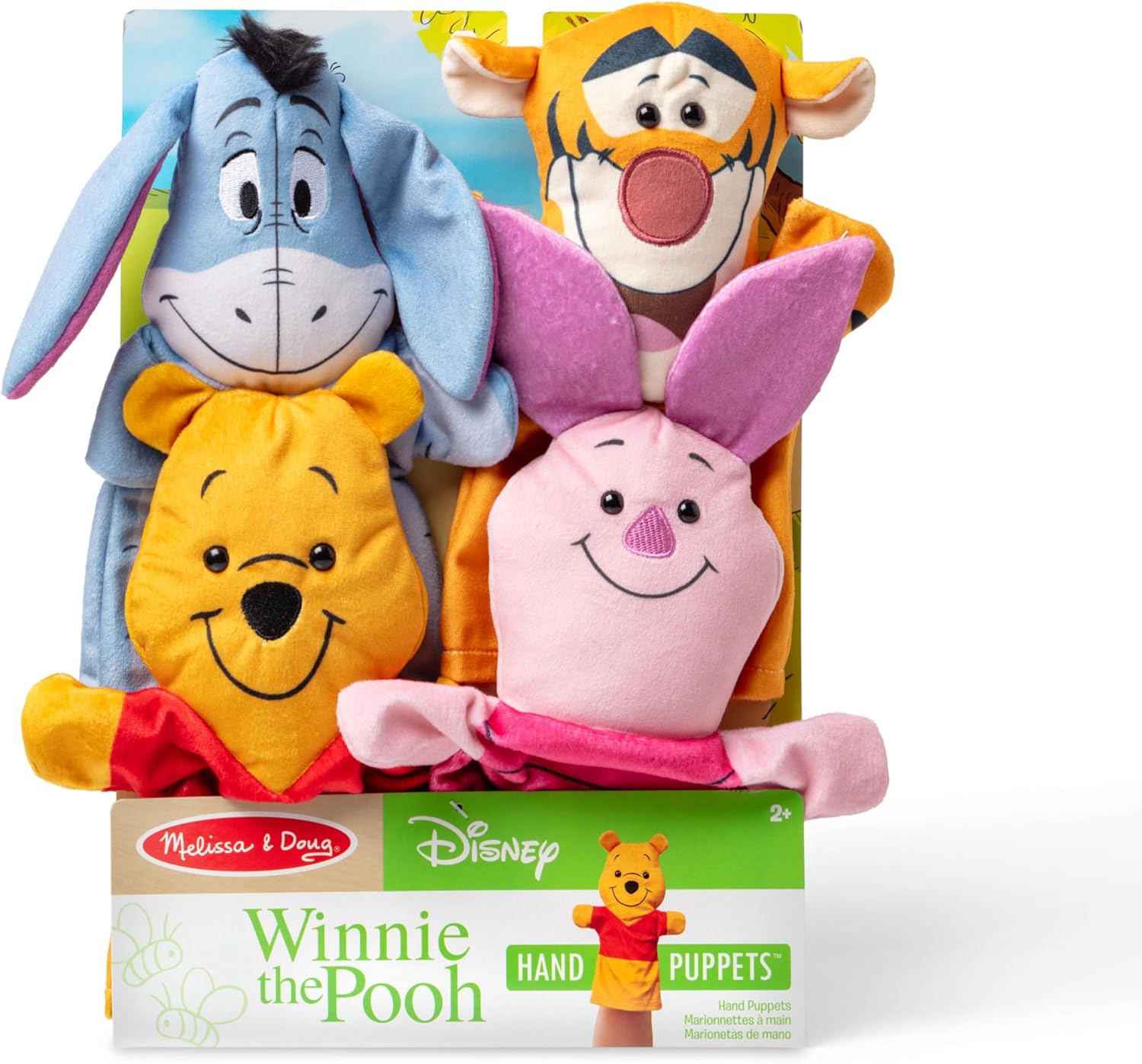 Melissa & Doug Titeres de mano suaves y tiernas de Winnie The Pooh de Disney