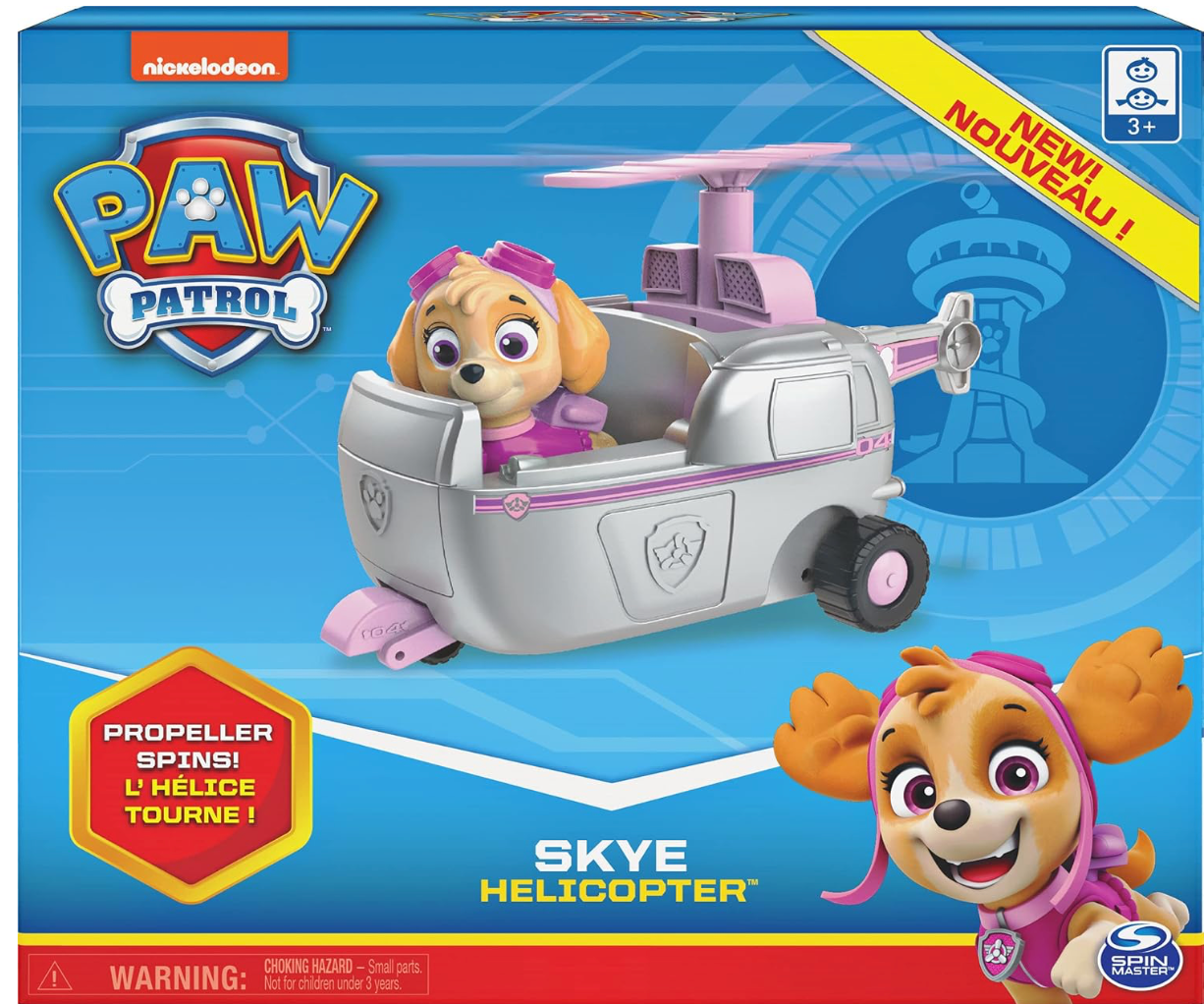 Paw Patrol - Marshall GBL económico, Helicóptero de Skye, Multicolor