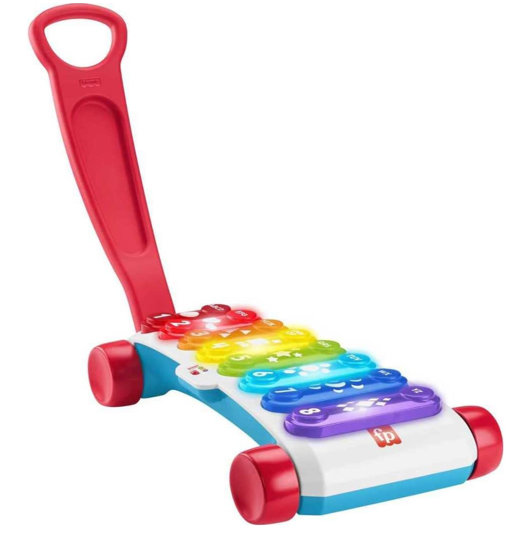 Fisher-Price Juguete de aprendizaje de bebé a niño, xilófono con luz gigante, actividad musical con etapas inteligentes para bebés a partir de 9 meses