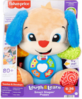 Fisher-Price Juguetes para bebés Laugh & Learn Smart Stages Cachorro musical de peluche con luces y canciones educativas para bebés de 6+ meses