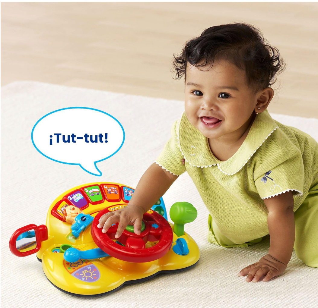 VTech Gira y aprende conductor, amarillo
