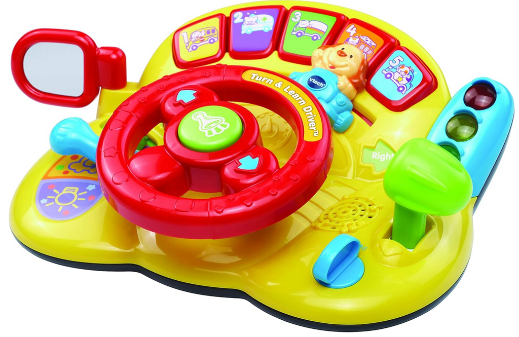 VTech Gira y aprende conductor, amarillo