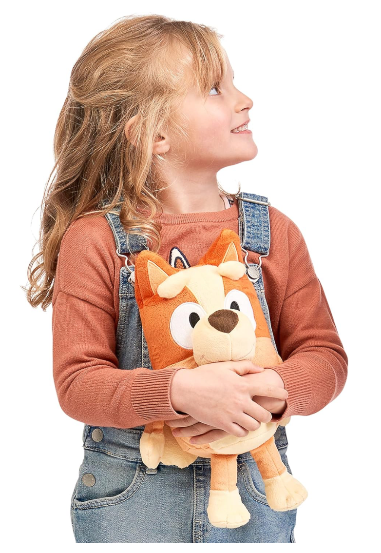 Bingo Peluche con Efectos de Sonido Parlante, Juguetes Musicales Suaves de 13", Juguete Cantante con 9 Frases Diferentes, Juguetes para Niños Pequeños de 3-4 Años