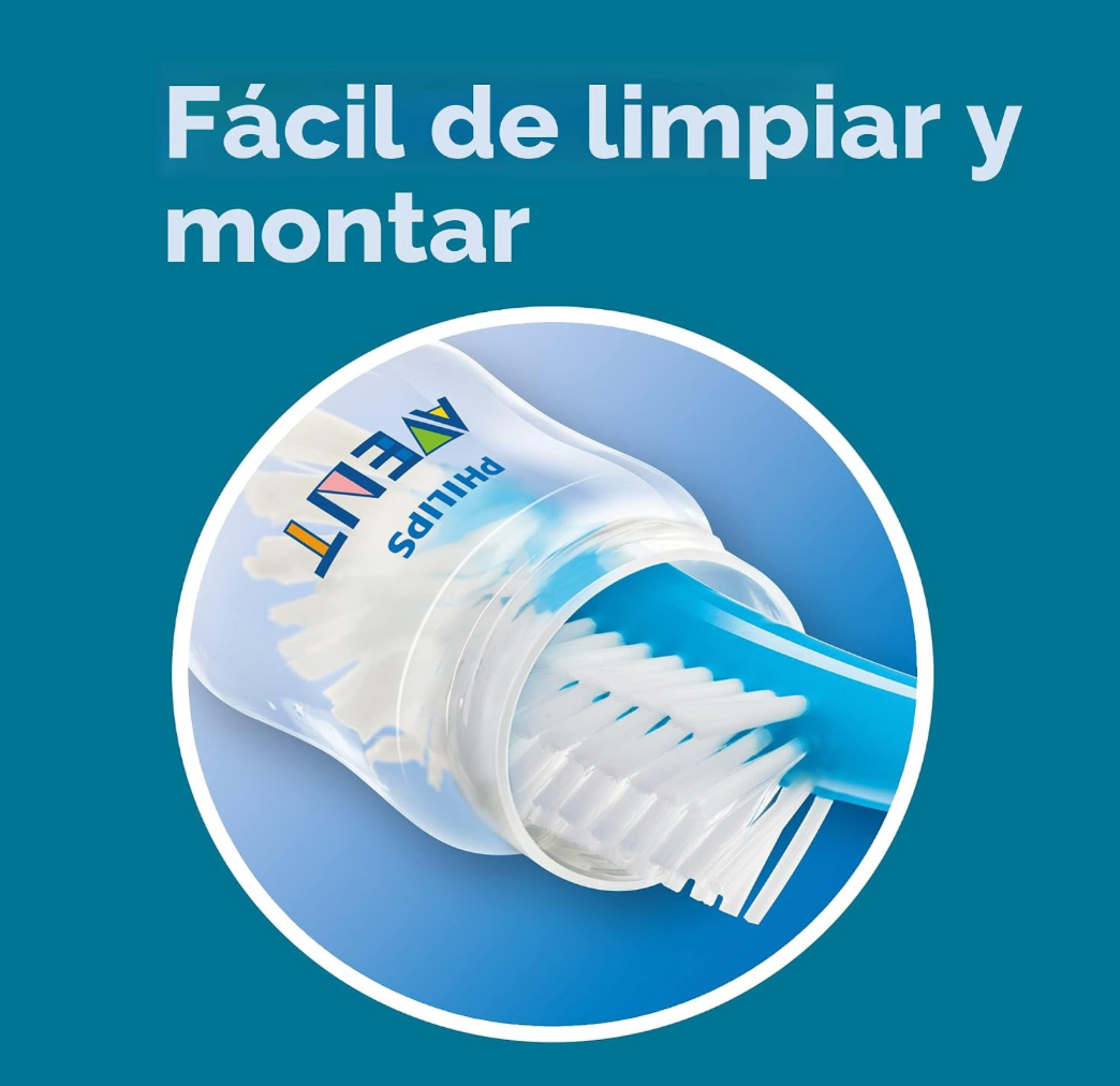 Avent Classic,  Set de 4 biberones de 11 onz. con tetina no. 3