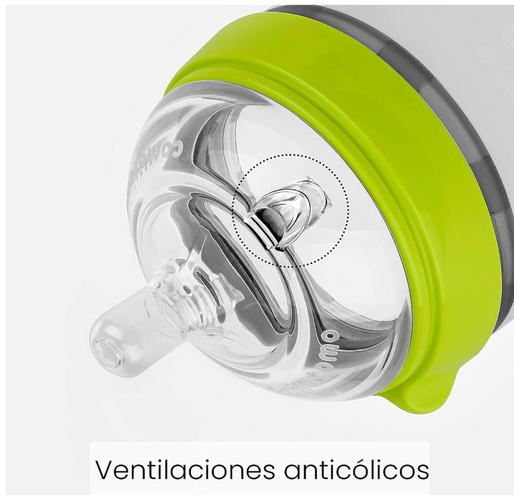 Como Tomo - Duo de biberones de 5 Onz. tetina fluido lento