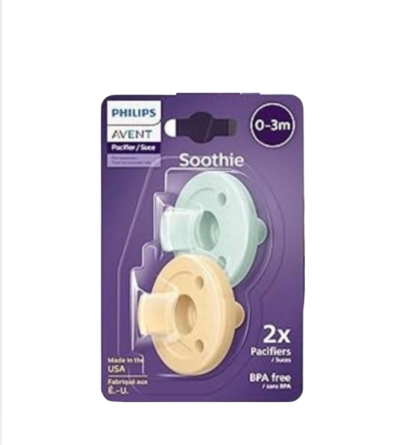 Philips Avent Soothie Chupetes de ortodoncia para bebés de  0 a 3 meses