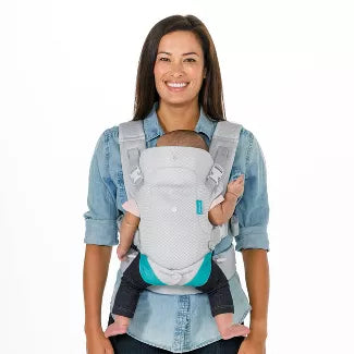 Portabebés convertible Infantino Flip 4 en 1 - 0-42 meses -  capacidad de 8-32 libras