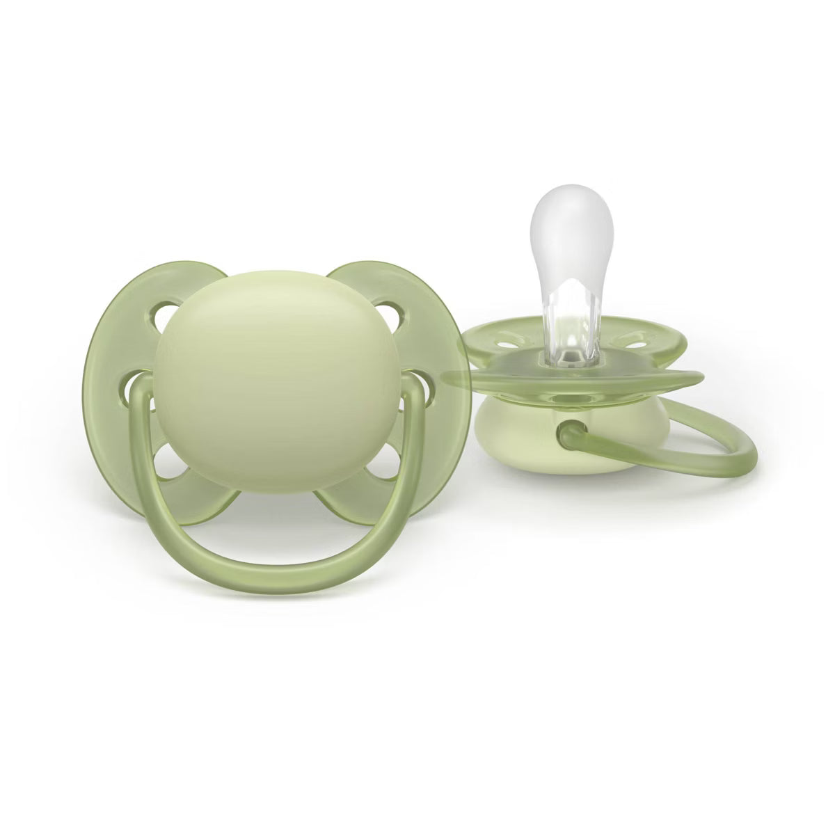 Philips Avent, Duo  Chupetes ultra suaves, diseño ortodóntico, para bebés de 6 a 18 meses, escudo flexible, pezón simétrico de silicona, sin BPA