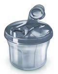 Philips Avent,  Dispensador de fórmula en polvo y taza para snacks, gris