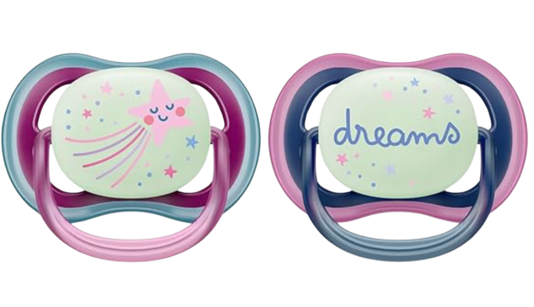 Philips Avent, Duo  Chupetes ultra suaves, diseño ortodóntico, para bebés de 6 a 18 meses, escudo flexible, pezón simétrico de silicona, sin BPA